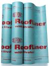 RoofLiner with Elvaloy



DuPontwww.construction.tyvek.com

High-performance roof underlayment - Engineered to provide leak protection with enhanced durability - Lightweight and slip-resistant - Made for use with every type of roof-covering material - Can be used for sloped commercial and residential roofs in new construction and reroofing applications
