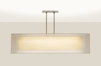 The Shaper Fabriqué Seriesis a new line of commercial and residential pendants from Cooper Lighting that has a choice of up to 14 fabric types and colors for its fixture shade. The shades are designed to have minimal or no visible hardware or structural trim. The family of luminaires is available in different shapes (cone, cylinder, drum, and square) and a variety of finishes, including natural aluminum, chrome, and copper.

cooperlighting.com