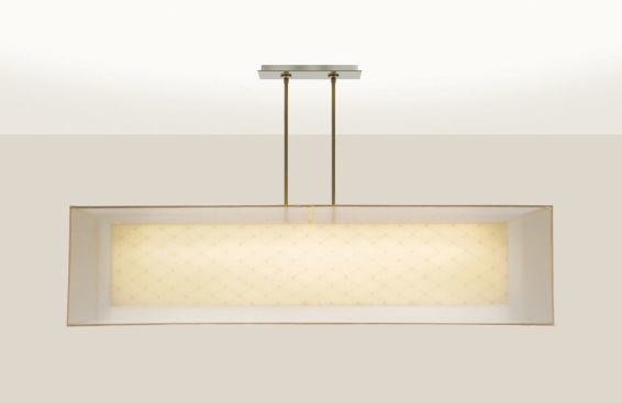 The Shaper Fabriqué Seriesis a new line of commercial and residential pendants from Cooper Lighting that has a choice of up to 14 fabric types and colors for its fixture shade. The shades are designed to have minimal or no visible hardware or structural trim. The family of luminaires is available in different shapes (cone, cylinder, drum, and square) and a variety of finishes, including natural aluminum, chrome, and copper.

cooperlighting.com