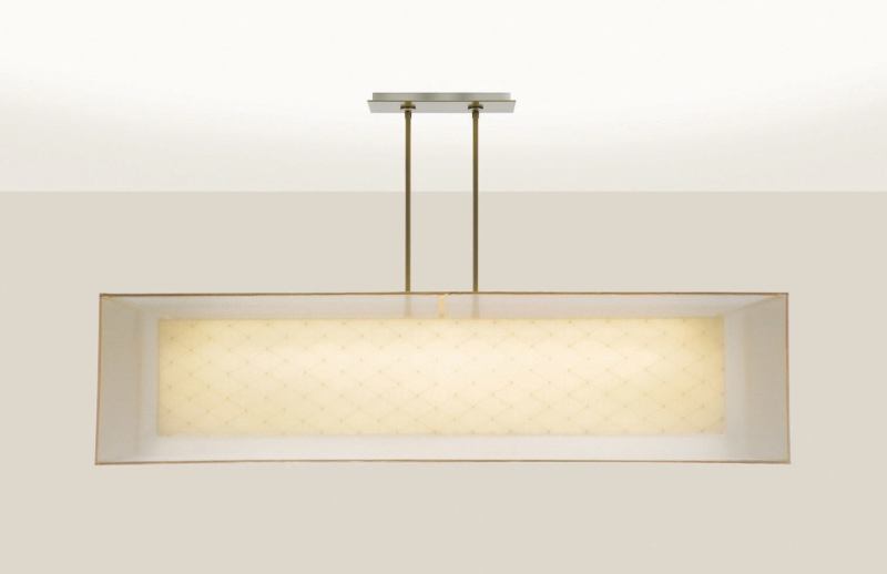 The Shaper Fabriqué Seriesis a new line of commercial and residential pendants from Cooper Lighting that has a choice of up to 14 fabric types and colors for its fixture shade. The shades are designed to have minimal or no visible hardware or structural trim. The family of luminaires is available in different shapes (cone, cylinder, drum, and square) and a variety of finishes, including natural aluminum, chrome, and copper.

cooperlighting.com
