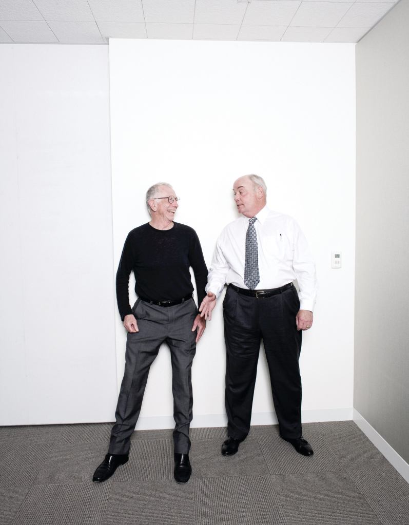 Chairman Bill Valentine (left) and CFO Patrick MacLeamy
