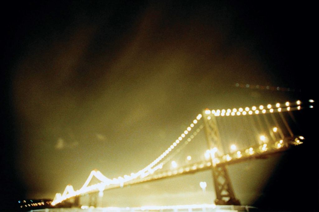 Untitled, Bay Bridge, a photo by Alexis Tjian from Geoff Manaugh's The BLDGBLOG Book.
