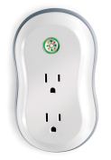 The Modlet from ThinkEco is a smart outlet that reduces energy waste by monitoring real-time equipment power consumption and creating an automated savings program. Plug the modlet into an existing wall outlet and then plug appliances into it. The wireless software automatically creates an energy-savings plan, turning off appliances when not in use. Users can see real-time energy use data from connected equipment and learn about plug-load management. ¥ thinkecoinc.com