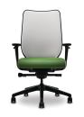 Nucleus is a new ergonomic task chair offering from the HON Co. The seat is crafted out of suspension material stretched over a contoured frame and topped with foam, and the back is clad in ilira-strech M4a four-waystretch meshand is available in three neutral tones. Lumbar support requires no manual adjustment. The task chair is available with or without arms, as is a coordinating guest chair (which stacks four high and can be outfitted with either casters or glides). Designed by Marcus Koepke, Nucleus is SCS-certified as Indoor Advantage Gold, and the seat can be upholstered in any of the companys fabric options. ¢ hon.com