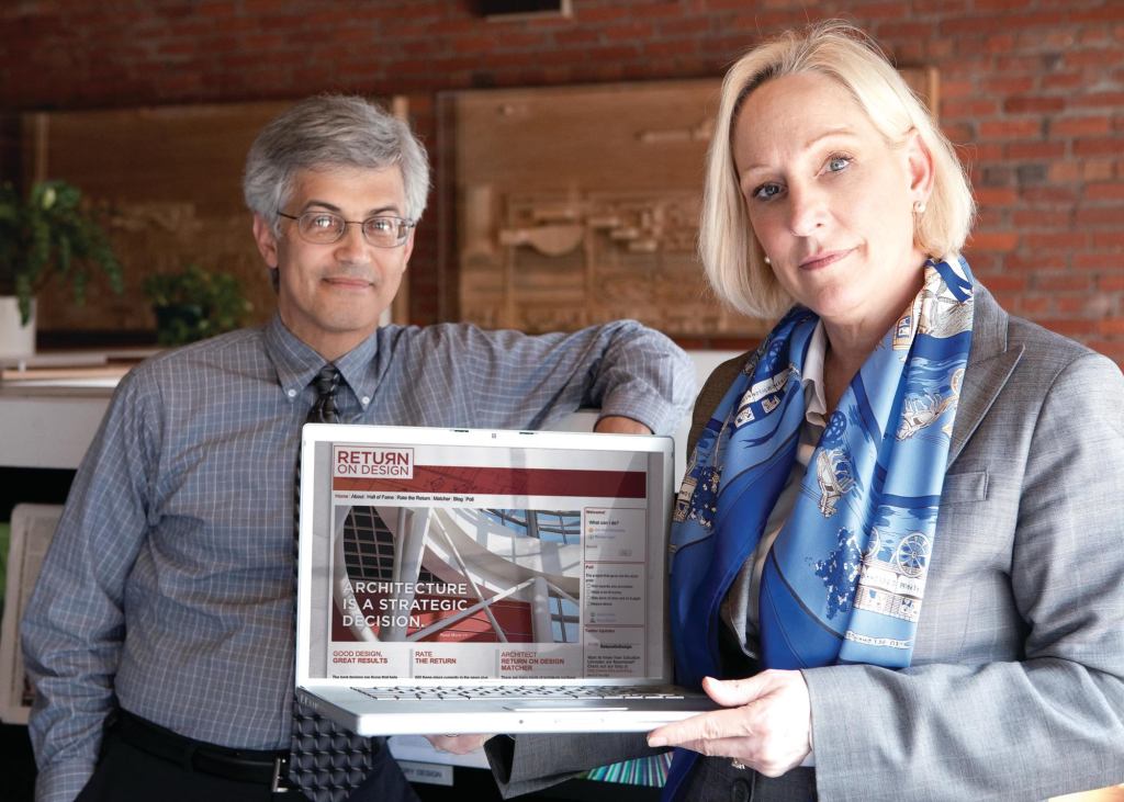 Return on Design is the brainchild of BLT Architects director of marketing, Heidi Thiede, who wanted to move the firm into the social-networking world. "I was looking for a way to increase awareness of who we are," she says, "and to find out what's important to the community at large." Managing principal Michael Prifti hopes the site will expand possibilities for the profession.