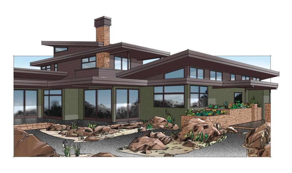 DESERT RAIN HOUSE

"You have to question every building practice you thought was standard," says ML Vidas, sustainability advisor on this new Living Building Challenge project under way in Bend, Ore. Designer Al Tozer calls this the most rigorous process hes experienced, from ensuring net zeroenergy and water performance to product selection and local sourcing. "Specifying materials is a real challenge," he says. "They're pretty strict about the LBC Red List."



Exterior features include: Walk-off grates; FSC-certified and reclaimed wood products; R-60 closed-cell foam walls/ceilings; Loewen high-performance windows; passive solar design; Solar PV and water heating; rainwater harvesting; local sandalwood stone veneer; and constructed wetland