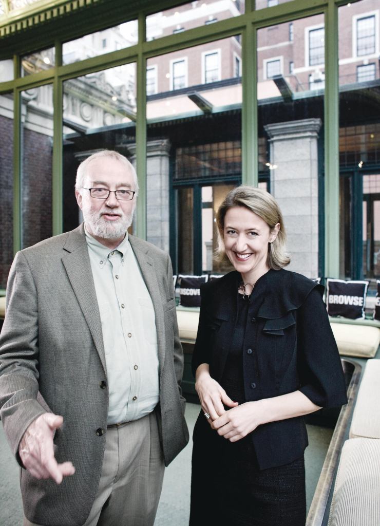 Bill Moggridge and Caroline Baumann, the newly appointed director of the Cooper-Hewitt and his associate director, offer a glimpse of galleries to come.