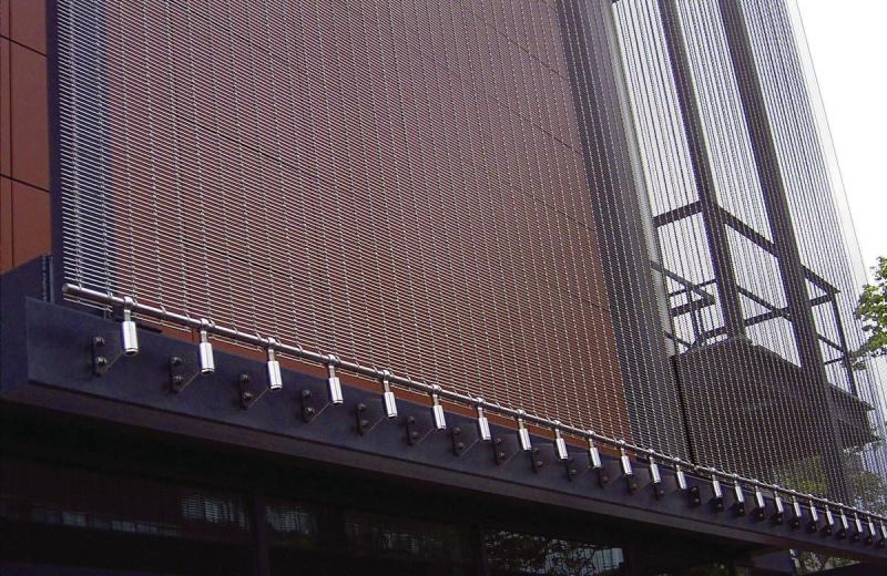 The Perforated Panel System from C.R. Laurence Co. (CRL) offers protection from the sun while enhancing the appearance of a buildings fa§ade with a modern look. The Perforated Panel System is available in steel, galvanized steel, stainless steel, and aluminum; finishes include mill, powder paint, and Kynar polyvinylidene fluoride. It can be retrofitted to a building without major structural reconfiguration. Stock sheets are available in various thicknesses, and CRL can custom fabricate panels using CNC laser and waterjet cutters. The system can be used on both fa§ades and interiors, including on ceilings, wall paneling, and railing infills. Several meshes are available. crlaurence.com
