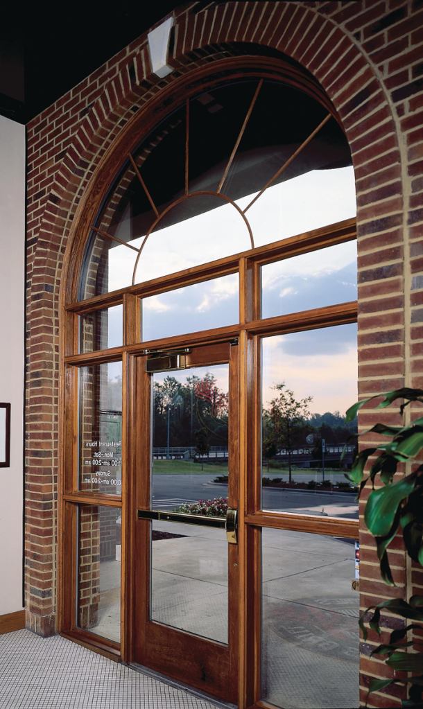 Pella Commercial aluminum-clad wood fixed frames are available for entrance doors and fixed windows (including storefronts, ribbon applications, and window walls) at street level. They offer the warmth of wood interiors and are more economical than solid aluminum. The aluminum-clad wood windows, with boldly articulated clad fixed frames, create shadow lines inside and out and have a variety of exterior cladding color options. Their wood interiors can be repainted or restained, according to design needs. The companys commercial design team works with customers to develop custom solutions that meet performance and load requirements. pellacommercial.com