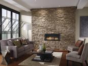 EmberWall architectural stone veneer is the fourth in a series of textural wall design concepts from Eldorado Stone in which the company offers step-by-step online instructions on how to recreate the look in your own space. The EmberWall presents a contemporary take on a traditional fireplace. Eldorado Stone, which in the past has been used most often on exteriors, is less than half the weight of natural stone and requires no substrate reinforcement. EmberWall is part of the companys Gemstone Wall series, which also includes CandleWall, VinoWall, and ArtWall. Components can be purchased nationwide through Eldorados certified network of dealers and distributors. eldoradostone.com