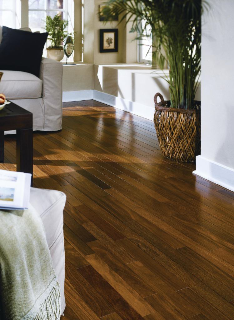 BR-111s Tiete Chestnut is imported from Brazil and is twice as durable and easier to source than its domestic counterpart. The 5/16" exotic engineered flooring is less than half the cost of solid chestnut flooring of the same width, according to the company. The eco-friendly harvested flooring can be installed using a glue-down or floating procedure and a complete line of moldings is available. Tiete Chestnut is also offered in 3" and 6-1/4" widths and 3/8" and 1/2" thicknesses. br111.com
