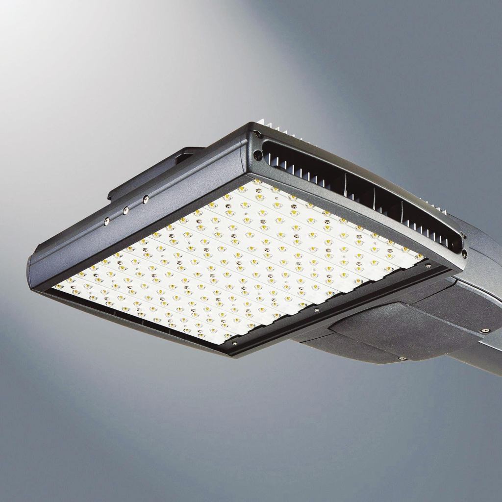 Designed for a wide variety of area and roadway applications, the Ventus LED Area Luminaire from Cooper Lighting brand McGraw-Edison uses Coopers proprietary LED LightBar technology. Its construction allows for passive cooling and natural cleaning of the extruded heat sink, ensuring reliable operation in adverse conditions in parking lots, roadways, and security lighting applications. LightBar provides energy savings between 30% and 75% compared to standard HID systems while offering a more than 50,000-hour rated life. The luminaires modular design allows lumen and energy output to be scaled and optimized for the needs of a given space. Bi-level switching is also available. mcgraw-edison.com