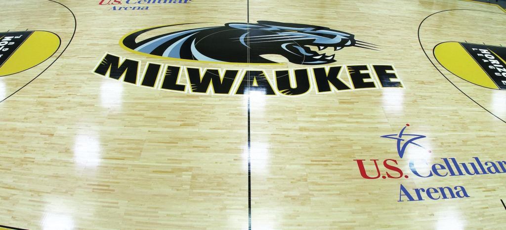 NitroPanel from Action Floor Systems is a quick-assembly, panel-based athletic portable floor system. Made of northern hard maple, the durable sports surface features Expansion Ridge Technology to accommodate expansion. The systems subfloor has stringers of laminated veneer lumber with Exposure 1rated four-ply, 15/32"-thick plywood. Concealed laser-cut and precision-formed steel assembly brackets, along with a four-sided integral tongue-and-groove system, ensure exact panel alignment. Tapered steel assembly pins secure panels together. FIBA-certified, NitroPanel meets or exceeds requirements for amateur, international, and professional applications. actionfloors.com