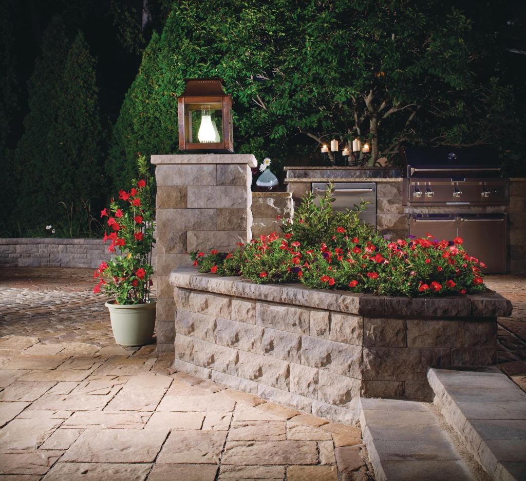 For light commercial and residential retaining wall systems where aesthetics are a key consideration, BelAir Wall, a Belgard Hardscapes brand, meets demands. The system can be installed in a random pattern using any combination of units so long as vertical lines do not span more than 18" in height. Random patterns are created using an equal square footage of 3"- and 6"-high units. belairwall.com