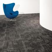 Milliken Contract’s Ghost Artist carpet collection takes its inspiration from architectural details by unknown designers. It is available in four patterns—Facade (shown), Semblance, Trace, and Shadowpoint—in 16 coordinating colors. Durable enough for high-traffic areas, the carpets come in 50-centimeter-square modular Underscore ES Cushion tiles. They are carbon neutral and PVC-free; certified Sustainable Platinum under the SMaRT standards; and certified to Gold level under NSF 140.

millikencontract.com