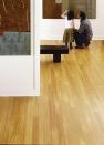 The Synergy Strand Bamboo Floating Floor by Teragren features a Välinge-patented glueless, self-locking system. Available in four colors (wheat, chestnut, java, and brindle), Synergy flooring consists of bamboo strands fused together with an earth-friendly adhesive and cut into 7-11/16" by 72" planks. According to the manufacturer, Synergy floors are extremely durable—150% harder than red oak and 125% harder than North American maple—and suitable for installation in both high-traffic and below-grade areas.

teragren.com