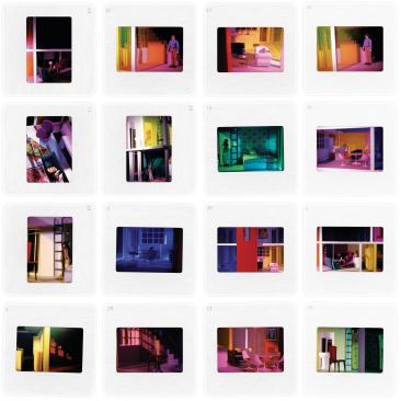 Textile manufacturer Maharam has made big noise with upholstery fabrics by design superstars such as Hella Jongerius and Paul Smith. Now the company is moving into wallcoverings with Maharam Digital Projects, a series of archival-quality photo murals by noted artists including Dan Graham and Laurie Simmons. In Kaleidoscope House, Simmons reproduces slides of a modern dollhouse she designed with architect Peter Wheelwright.

maharam.com