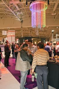 A view of the Light Canada exhibit area.