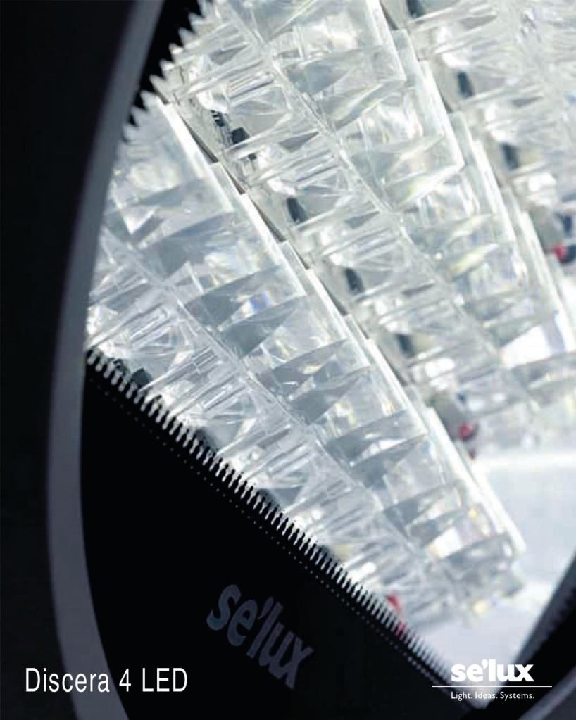 The Discera 4 LED from Selux delivers 3,464 lumens using 30 high-flux LEDs with precisely engineered lens optics. The LEDs produce low glare with very low backlight and the fixture is International Dark-Sky Associationapproved. Suitable for street lighting, parking areas, pedestrian walkways, and egress applications, it has a die-cast housing, sealed optic chamber, and a polyester powdercoat finish. ¢ selux.com