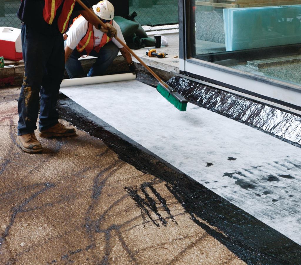 Carlisle Coatings & Waterproofing has improved its CCW-500 hot-applied waterproofing membrane. The new formulation uses postindustrial renewable resources to improve flexibility and crack-bridging ability. It also contains 30% pre-consumer recycled content, requires less heat for application, stays workable longer for wider installation time frames, and resists flow once it has set. CCW-500 is a single-component, rubberized asphalt compound that, when set after application, forms a durable, yet flexible monolithic waterproofing membrane. It can be adhered to virtually any surface, vertical or horizontal. carlisle-ccw.com