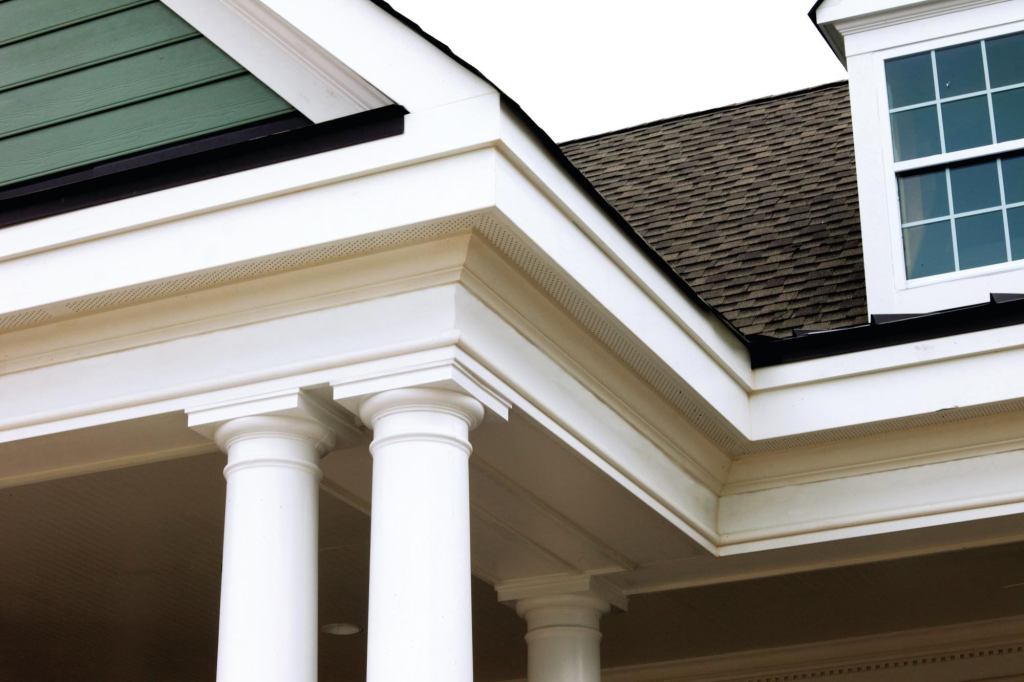 James Hardie Building Products fiber cement HardieTrim NT3 Boards feature 12' lengths that reduce seams and speed up installation, back grooves that add flexural strength and reduce weight, and a concealed fastening system that reduces nail holes. The boards come in 3-1/2", 4-1/2", 5-1/2", 7-1/4", and 11-1/4" widths and eight colors: khaki brown, Monterey, taupe, Navajo beige, sail cloth, timber bark, cobble stone, and arctic white. Made of Portland cement, ground sand, cellulose fiber, select additives, and water, they contain no asbestos, glass fibers, or formaldehyde. jameshardie.com