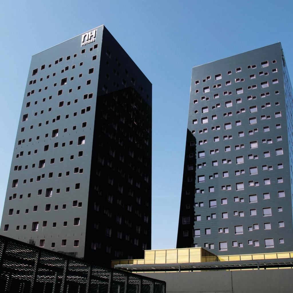 The Ventilated Wall System from Marazzi Group is a porcelain stoneware cladding system designed to improve energy efficiency by up to one-third, provide better sound insulation, and remove excess radiant heat from a building while also preventing heat loss. Offering significant cost savings over natural stone, the system comes in unlimited color and finish options. It is made up of three parts: an aluminum substructure grid that is secured by brackets to the buildings exterior wall; a thermal, waterproofed insulation layer that is attached to that; then an external cladding layer of large-format porcelain stoneware with open joints. marazzi.it/en