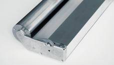 The Lighting Quotients first LED architectural lighting fixture is made with the companys fraqtir optical technology and achieves a warm wash of white light in an asymmetric pattern with the help of Philips Lumileds Luxeon Rebel emitters. The luminaire has an impact-resistant acrylic cover lens and extruded aluminum heat-sink housing, which can be interlocked together in continuous rows to aim as one. The heat-sink also conducts heat away from the removable light engine assembly, allowing the fixtures to avoid overheating in tight spaces. Aiming is adjustable and lockable. High-efficiency drivers can be remotely mounted or integral to the luminaire, and dimming is optional. thelightingquotient.com