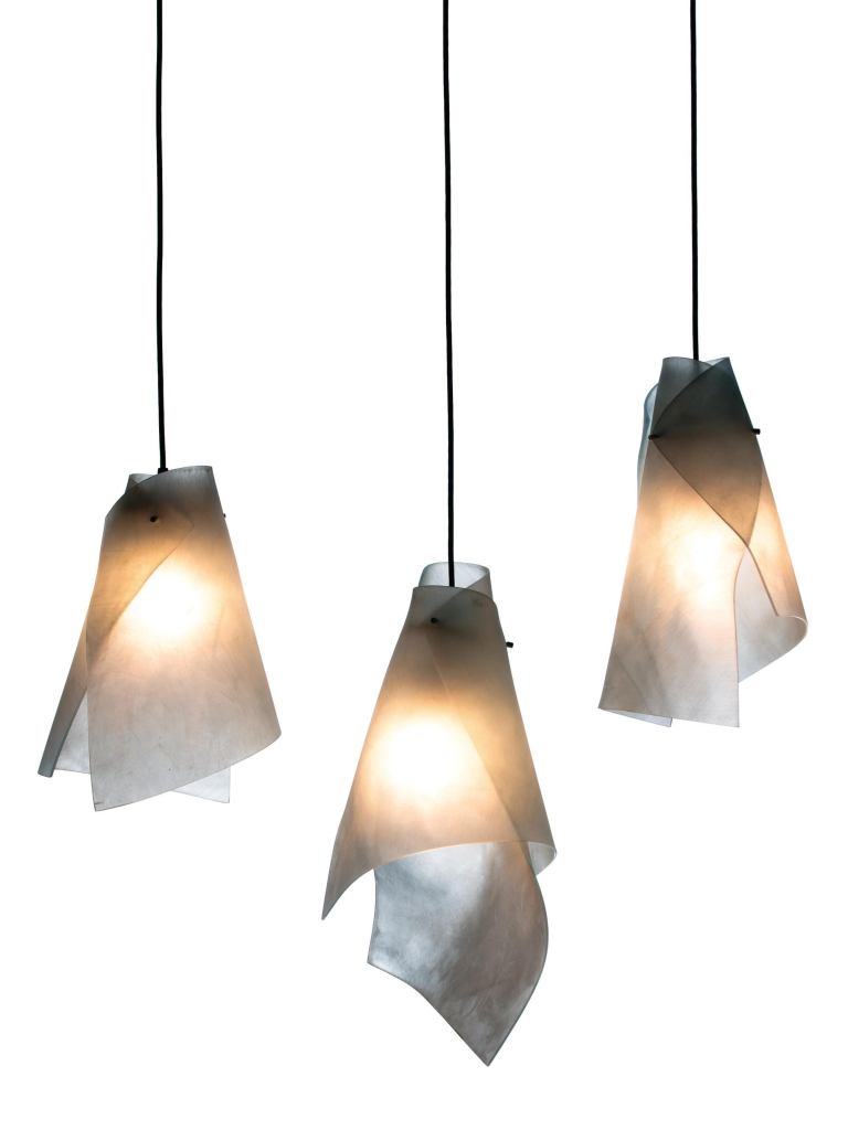 Tonic Pendants from CP Lighting are made of two pieces of post-consumer acrylic that are heated and molded by handwithout any forms or toolingensuring that no two fixtures are alike. The pendant lamps come in 30 standard colors and color matching is available. They measure approximately 14" to 21" high by 8" to 12" in diameter and are lamped with either a 100W incandescent or a GU24 CFL. Tonic Pendants are made with the same recycled acrylic that CP Lighting uses in its Popsicle Pendant series. cplighting.com