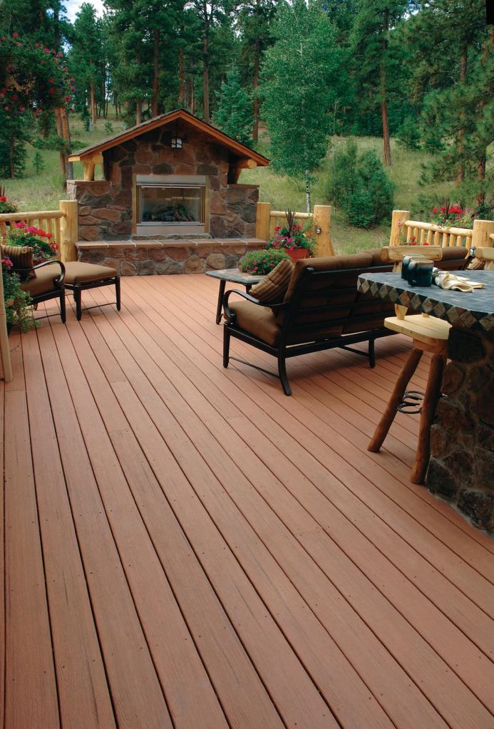 Advanced Environmental Recycling Technologies has introduced MoistureShield Vantage Collection, wood-plastic composite decking line that contains a minimum of 30% post-consumer and 60% pre-consumer recycled content. Measuring 1" by 6", the collection is embossed with a wood-grain finish on both sides, making each piece reversible. Available colors include seasoned mahogany, rustic cedar, Cape Cod gray, earthtone, terracotta, desert sand, walnut, and tigerwood. The boards come with or without grooves to accommodate hidden fastening systems. They are resistant to rot, decay, moisture, and insects, and come with a limited lifetime warranty. moistureshield.com