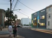 The LEED Platinum 100K prototype earned the distinction of USGBC LEED for Homes 2010 Project of the Year. Now Interface Studio Architects and developer Postgreen Homes, both in Philadelphia, are developing a production line of customizable larger models with more conventional layouts and finishes, but with the same exacting energy benchmarks.