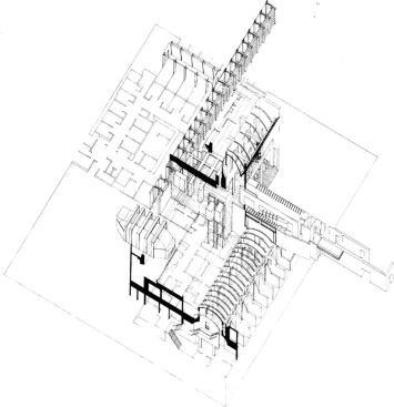 Cancer Center Axonometric Plan