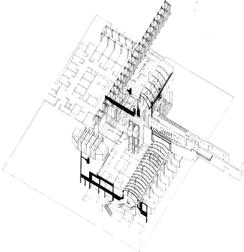 Cancer Center Axonometric Plan
