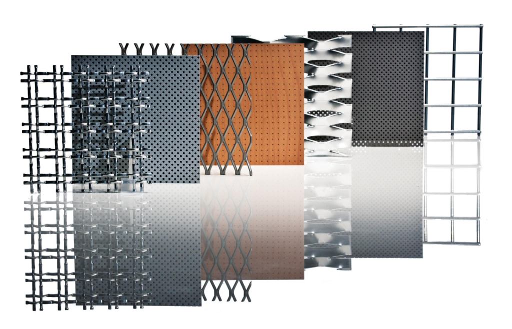 Armstrong has added nine new patterns to its existing MetalWorks Mesh line of lay-in ceiling tiles. The new patterns, like the rest of the line, can be used in border, cloud, or full-ceiling applications, and are available in seven standard and three premium colors. The tiles measure 2' square and can be installed on a standard 15/16" suspension system. ¢ armstrong.com