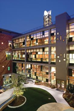 Dell Childrens occupies 500,000 square feet and 32 acres, and is the first LEED Platinum hospital in the world.