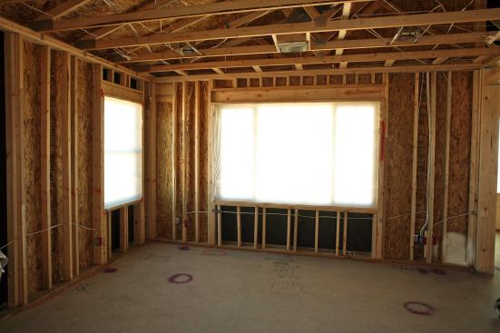 EFFICIENCY AND ECONOMY: At many of its communities, Meritage Homes uses "learning homes" to educate local media and its customers about the advantages of energy efficient construction such as the application of spray foam insulation. What distinguishes Meritage from other green builders are the relatively low prices of its houses.