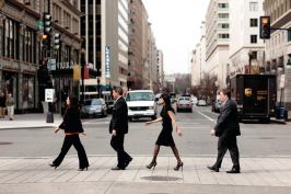 From left: Jennifer Workman, AIA; Adam W. Palmer, AIA; Deepika Padam, AIA; Bradley Benjamin, AIA