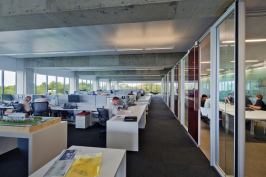 Perkins+Will's Atlanta office, seen here, won a 2012 COTE Top Ten Green award from the AIA, one of many such sustainable honors that the firm has received. The firm's merger with D.C.-based Envision Design furthers their sustainable mission.