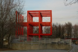 A folly within Parc de la Villette