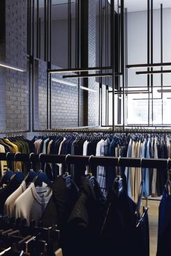 This store is Saucier + Perrotte Architectes' third menswear retail outlet for Michel Brisson in Montreal.