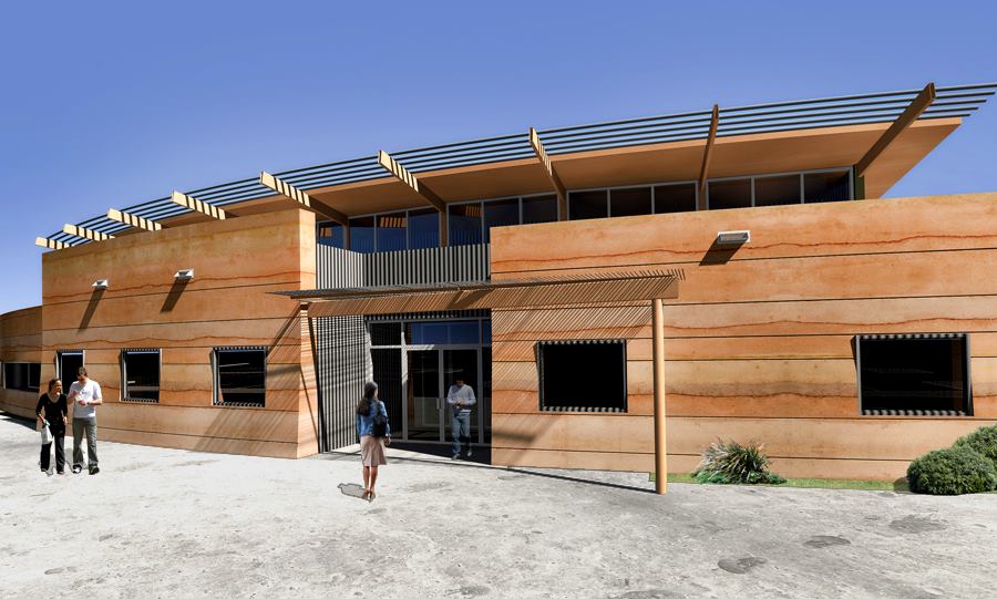 Senior Center Building.