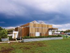 The house is destined for the University of South Florida campus in Tampa, where it will serve as a learning center for energy-efficient technologies.