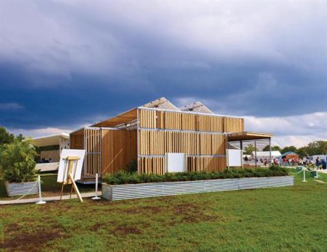 The house is destined for the University of South Florida campus in Tampa, where it will serve as a learning center for energy-efficient technologies.