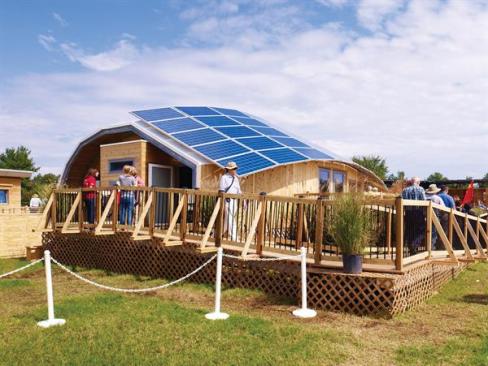 Canada?s entry, TRTL (Technological Residence, Traditional Living), was inspired by the culture of the First Nations People of Southern Alberta.