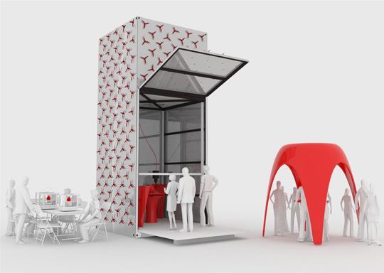 KamerMaker, a mobile printer of architectural components
