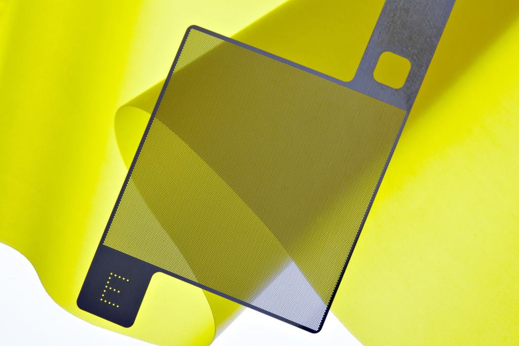 A shock-absorbing artificial muscle made from an electrostatic elastomer.