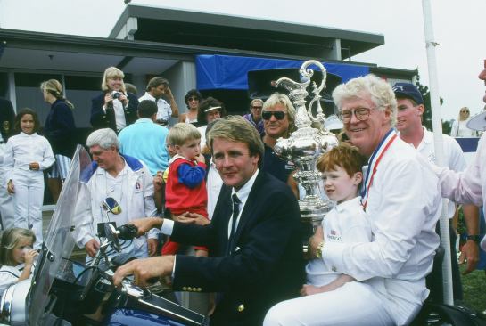 Bill Koch at the America's Cup in San Diego.
