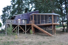 The Screened Porch at Trout Lily Vineyard