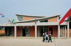 Qian Yang County is located in one of the poorer provinces in western China. After a 2008 earthquake, California architect Jennifer Devlin offered to build a green and seismically safe elementary school. "We have enabled a future for the girls [and boys] who attend the school ... and knowing that is both humbling and empowering," she says. The project was initiated by Rosalyn Koo, a philanthropist in San Mateo, Calif., who is trying to educate 1,000 Shaanxi Province girls by 2013.