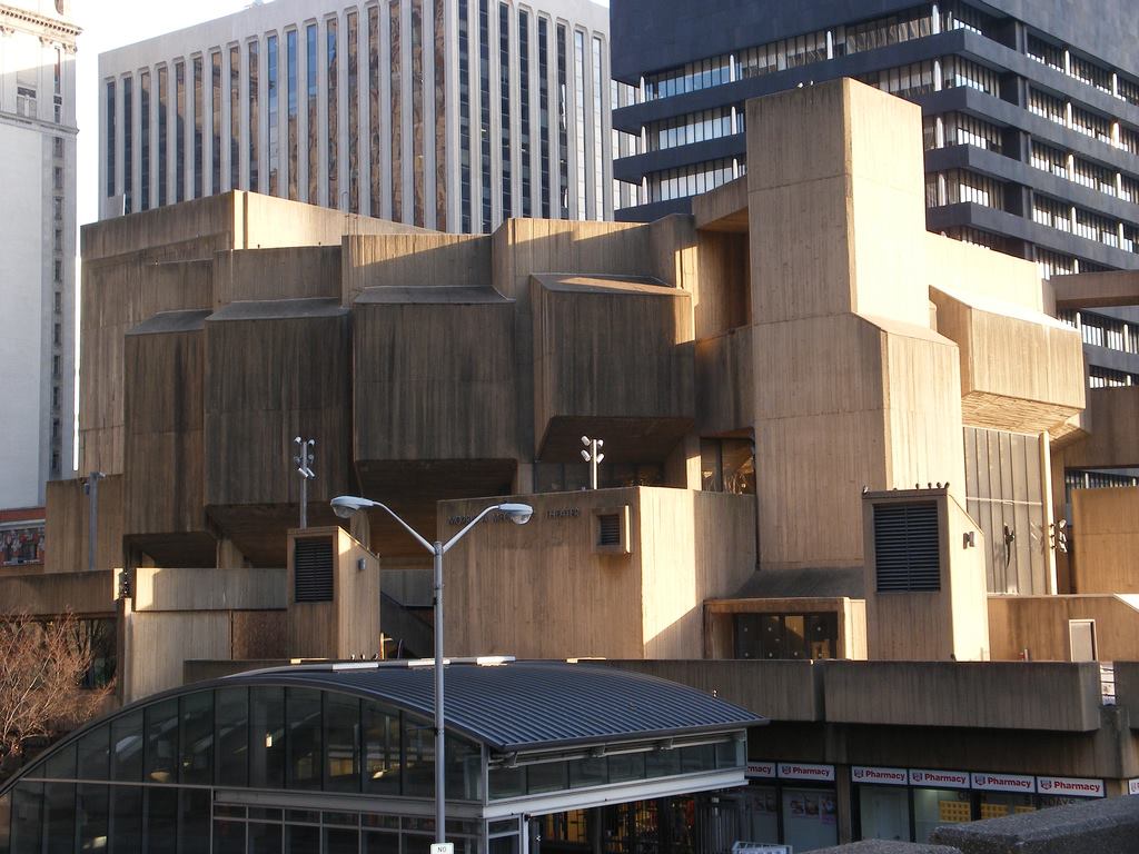 The Morris A. Mechanic Theatre, designed by John Johansen. Image courtesy Flickr user spike55151.