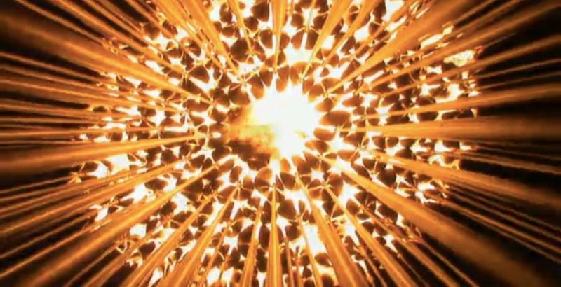 Thomas Heatherwick's multi-pronged cauldron for the 2012 London Olympics.